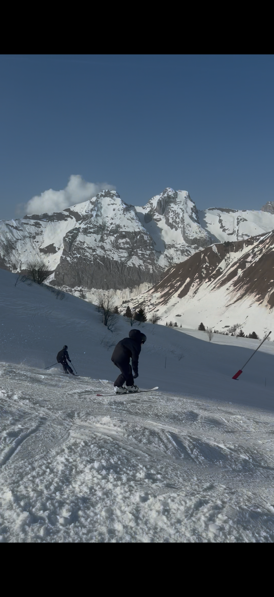 Skwal Snowlord en neige trafollée