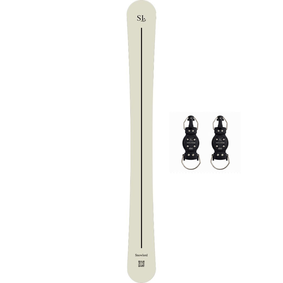 Pack Snowlord blanc avec fixations PHK