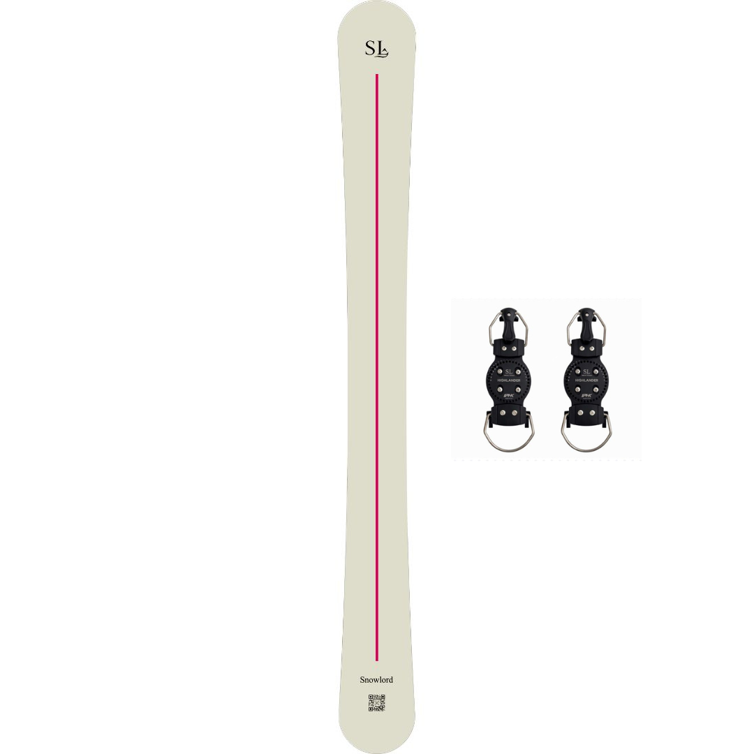 Pack Snowlord blanc : planche et fixations PHK Highlander