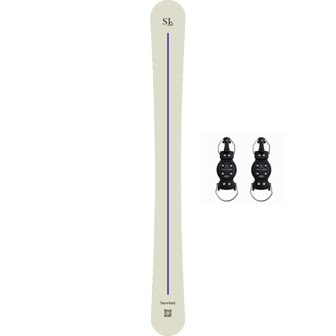 Pack Snowlord blanc : planche et fixations PHK Highlander