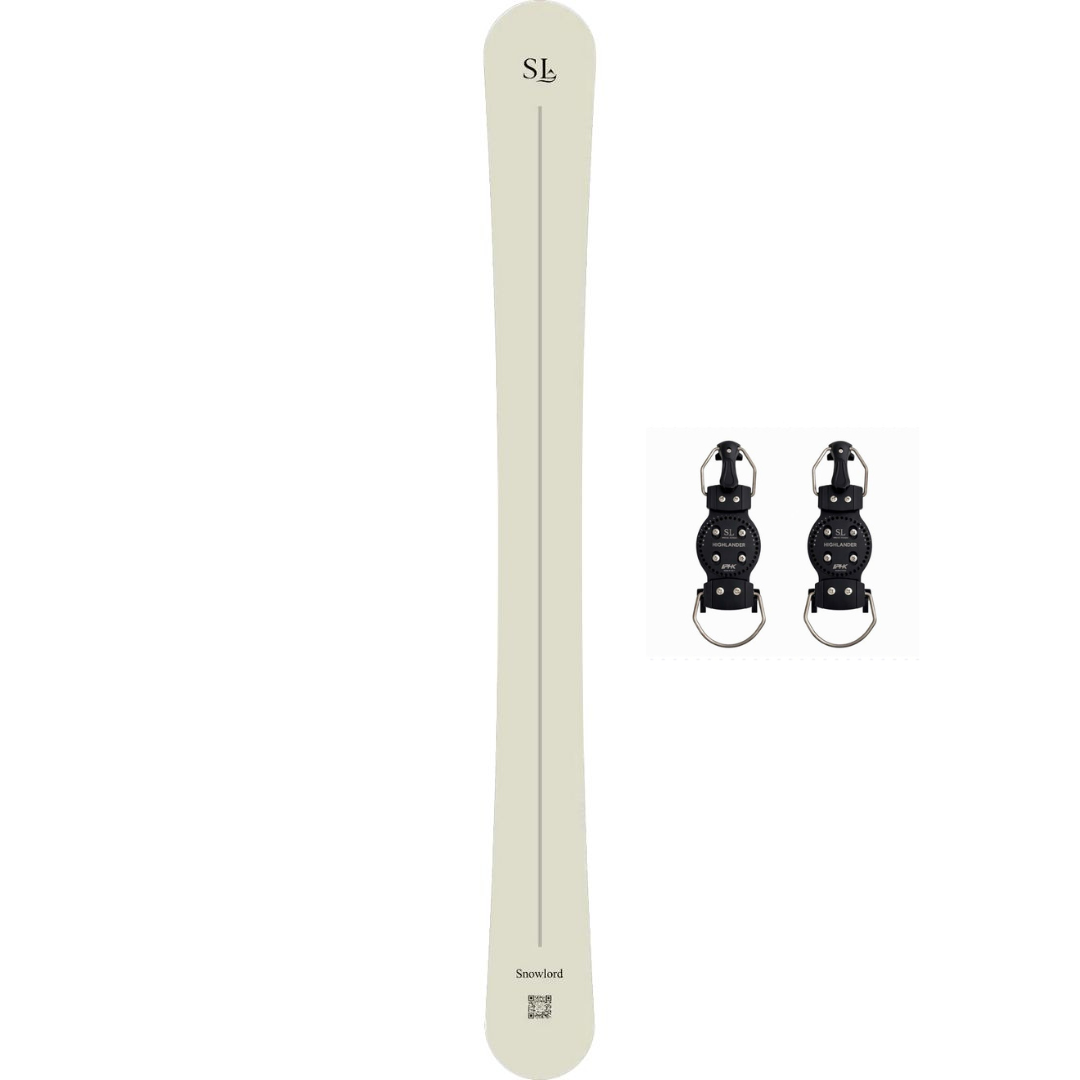 Pack Snowlord blanc : planche et fixations PHK Highlander
