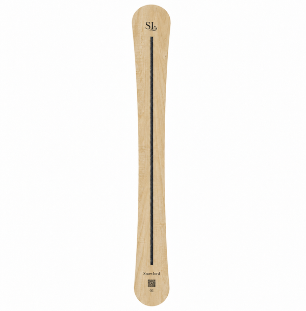 Le Must de Snowlord, topsheet in legno naturale e fascia centrale in vero carbonio